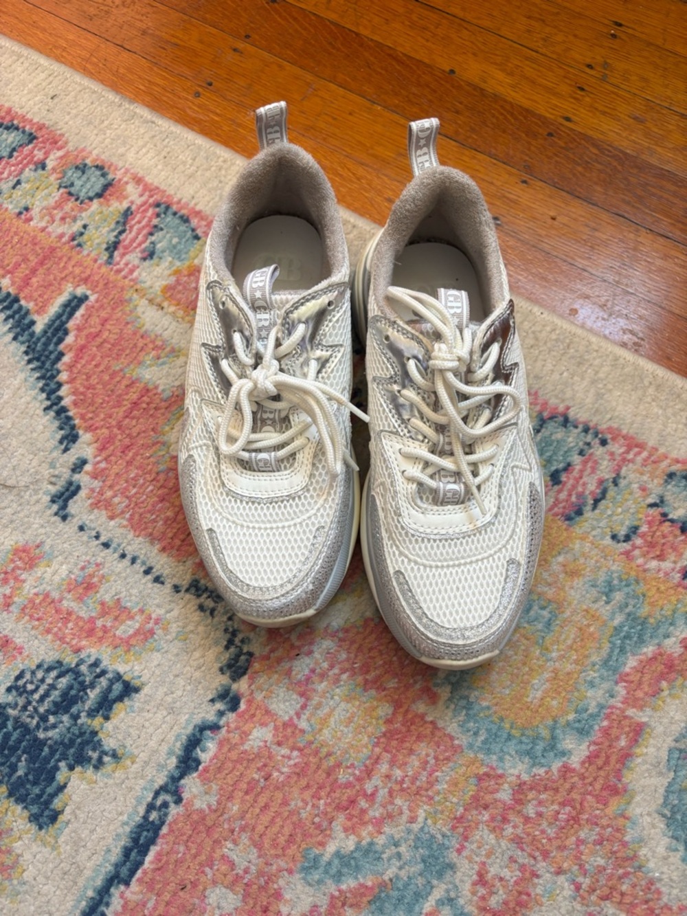 Neutral White Athletic Sneakers for Women - Lightweight Comfort
